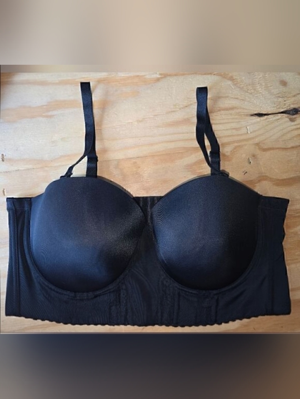 Black Support Bra Size 44D NWT (BRA7)